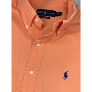 Ralph Lauren Classic Fit Short‎ Sleeve Button Down Shirt - Mens Medium